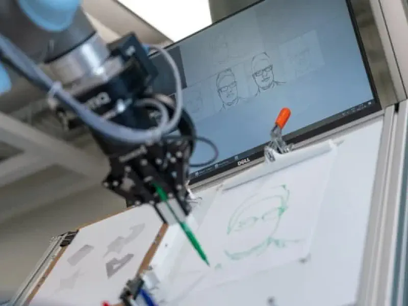 AI-alapú portrérajzoló robot